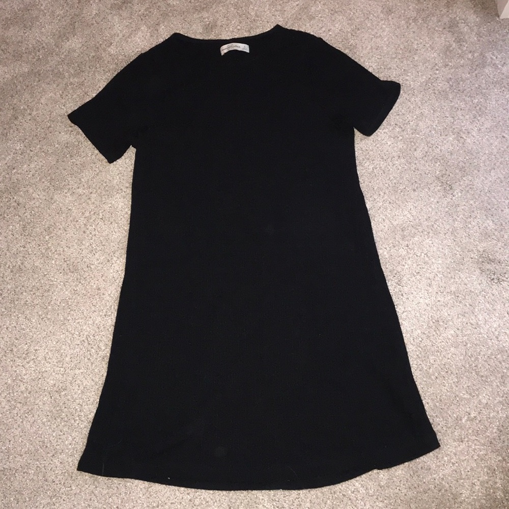 Abercrombie black t-shirt sweater dress